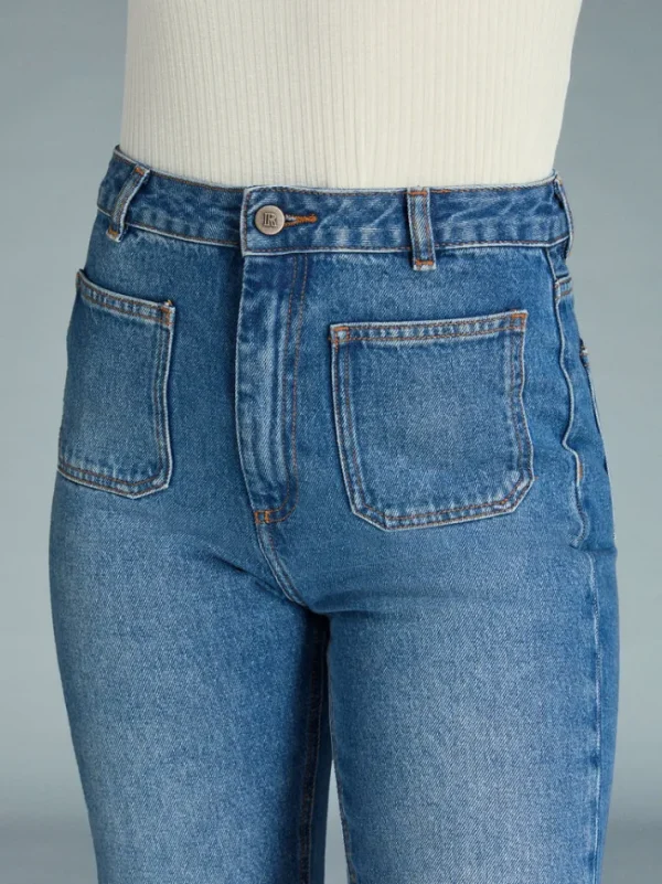 Discount Jean BELLEVILLE Denim | Jeans Évasés